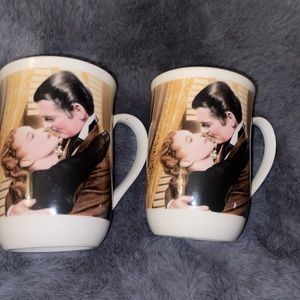 Vintage 1939 Gone With The Wind Mug MGM 1967 Arnart Smug Mugs  Japan Clark Gable